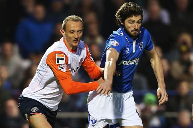 Adam Barton has been converted into a defender by Pompey boss Paul Cook   Picture: Joe Pepler