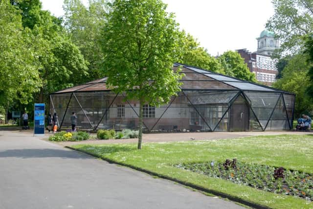 The aviary in Victoria Park