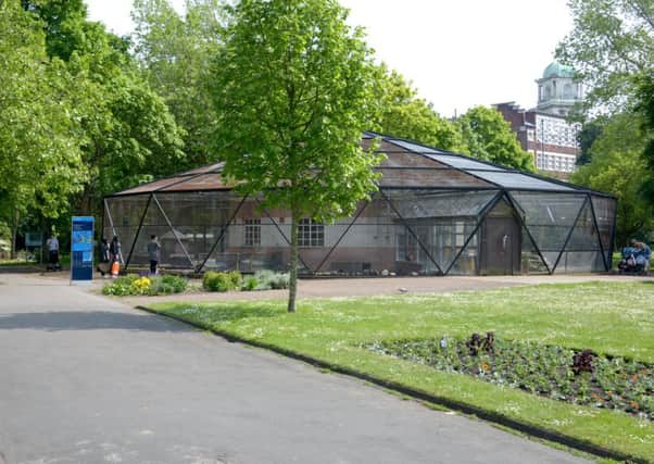 The aviary in Victoria Park
