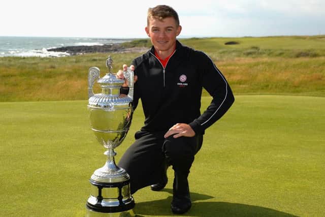 British Amateur champion Scott Gregory Picture: Tony Marshall/R&A
