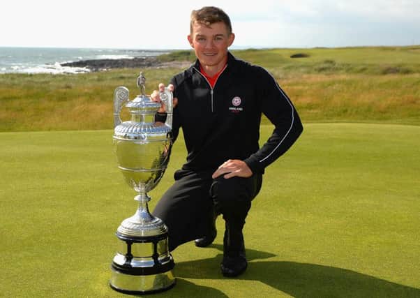 British  Amateur champion Scott Gregory Picture: Tony Marshall/R&A