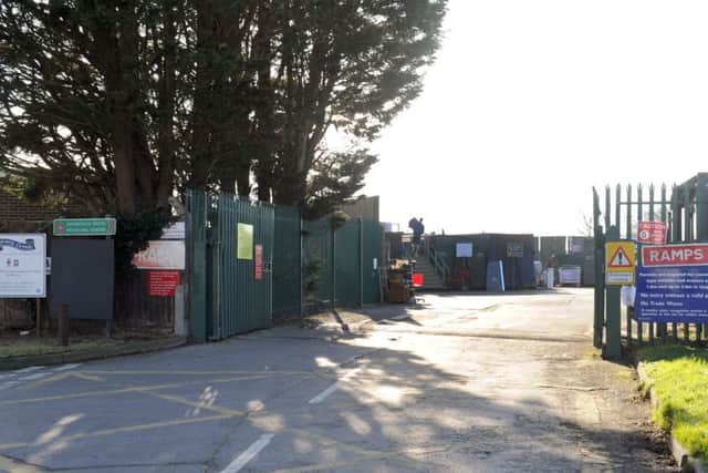 Hayling Island tip, which has been saved from closure