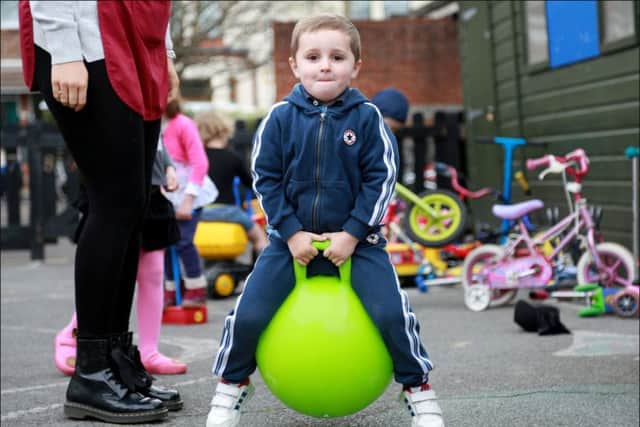 Jack and Jill Pre-school celebrates its sponsorship from Bladez Toyz