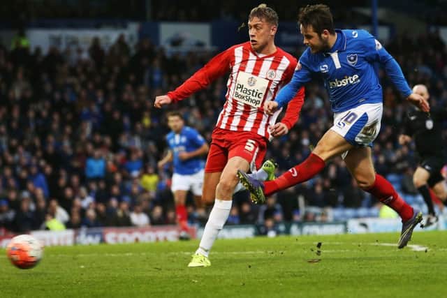 Pompey boss Paul Cook is a big admirer of former Accrington defender Tom Davies