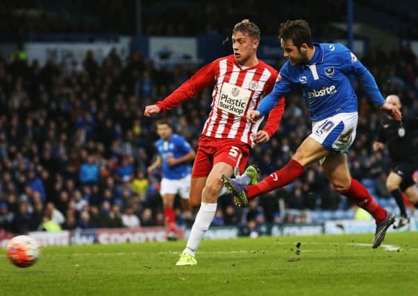 Pompey boss Paul Cook is a big admirer of former Accrington defender Tom Davies