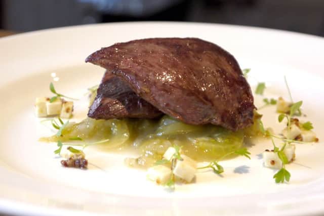 Gooseberry and pigeon