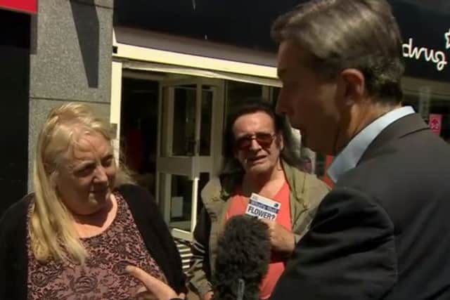 Gosport residents are interviewed by BBC News on Theresa May becoming prime minister