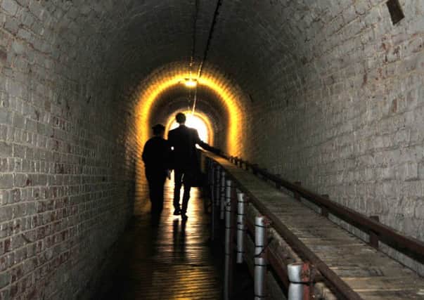 Tunnels under Fort Nelson