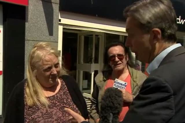 INTERVIEW The BBC interviewer in Gosport