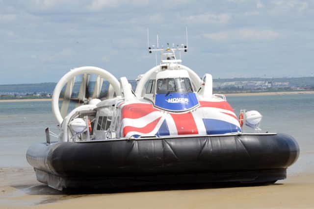 The new Hovertravel hovercraft Solent Flyer