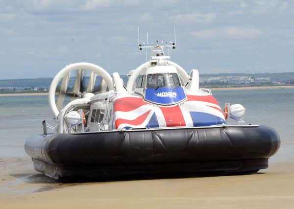 The new Hovertravel hovercraft Solent Flyer