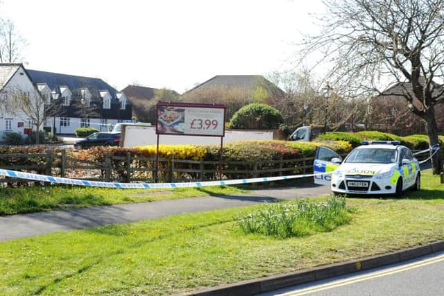 Police at the Toby Carvery in Hilsea following the incident in Buckland