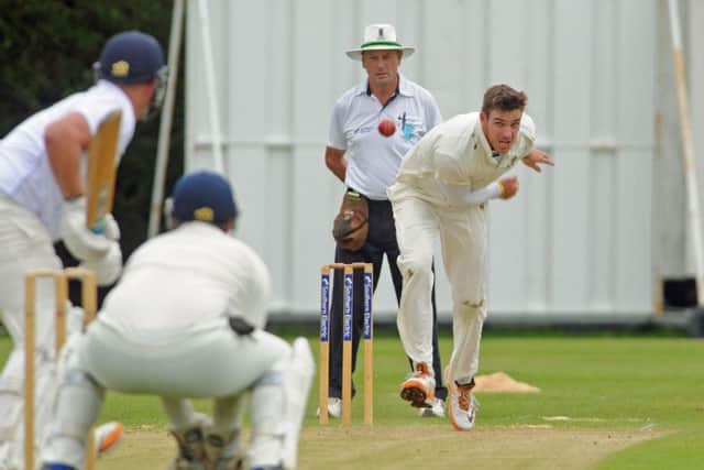 Burridge bowler Geoff Dodds