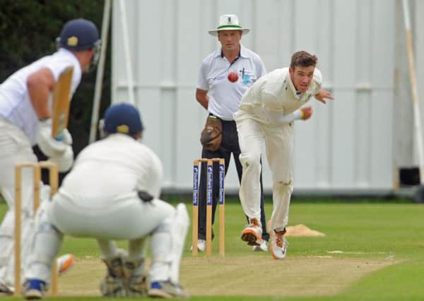 Burridge bowler Geoff Dodds