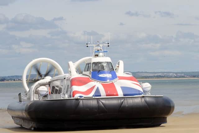 Hovertravel's new hovercraft, the Solent Flyer