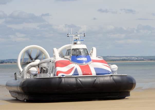 Hovertravel's new hovercraft, the Solent Flyer