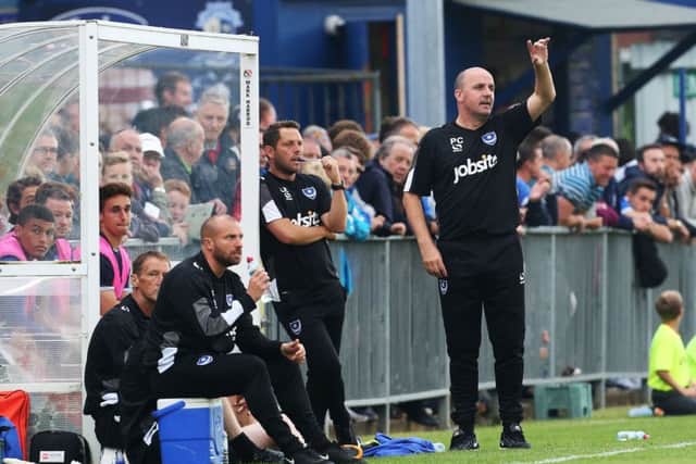 Pompey boss Paul Cook. Picture: Joe Pepler