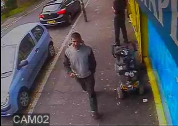 Police want to speak to this man after a thief took Â£95 from All About Tea