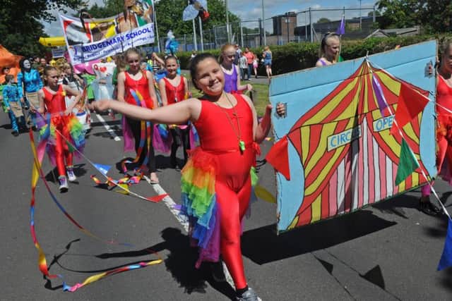 Children take part in the Bridgemary Carnival parade Picture: Ian Hargreaves (160982-3)
