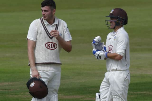 Dominic Sibley, left, and Rory Burns. Picture: Neil Marshall