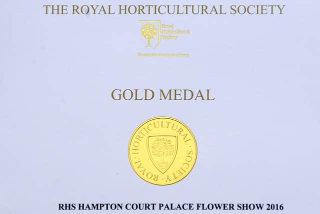 The garden won a gold award