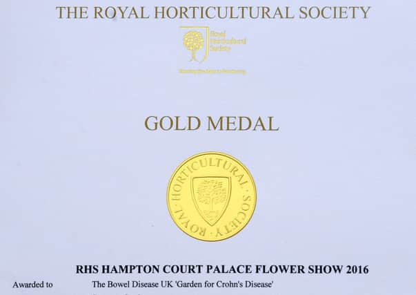 The garden won a gold award