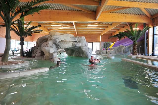 One man living abroad has turned his front room into a swimming pool!