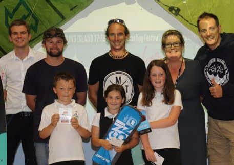 From left, Ed Harrison, Sam Light, Chris Bull, Clare Satchwell, Dan Charlish, Peter Pyatt, Lily-Sue Philbrow, and Abbie Fairbrother