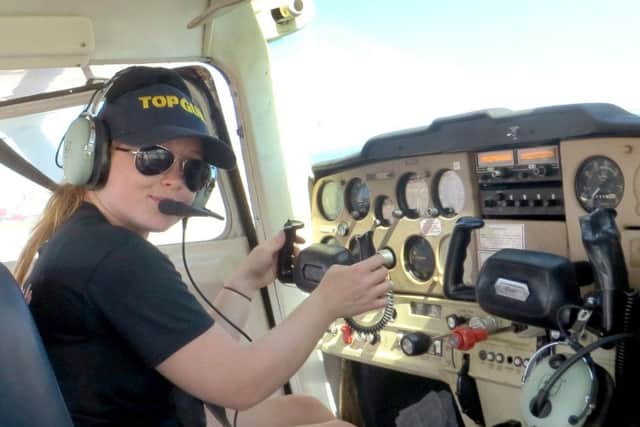 Bethany Colburn in the cockpit Picture: Flight Scholarships for Disabled Peoplegail@whirlwindproductions.co.uk