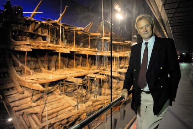 Chris Dobbs, head of interpretation at the Mary Rose Trust.Picture: Sarah Standing (161036-6933)