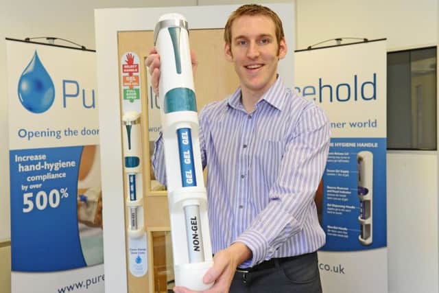 Matt Roberts, from  PureHold of Waterlooville, pictured in 2011
