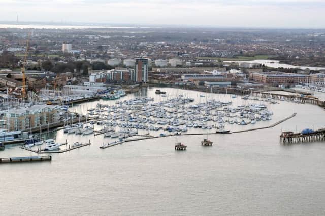 Gosport Marina Picture: Sarah Standing (160329-3325)