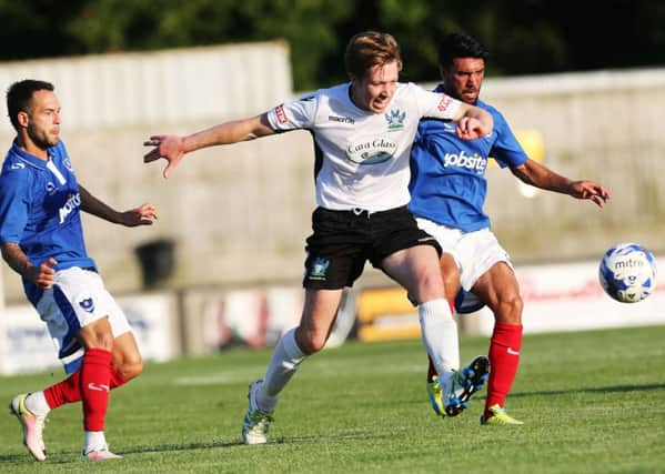 Salisbury held Pompey to a 2-2 draw. Picture: Joe Pepler