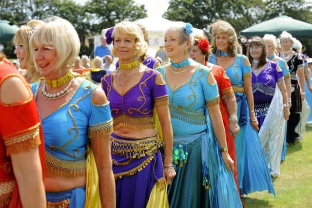 Dancers at the previous Three Churches Fete