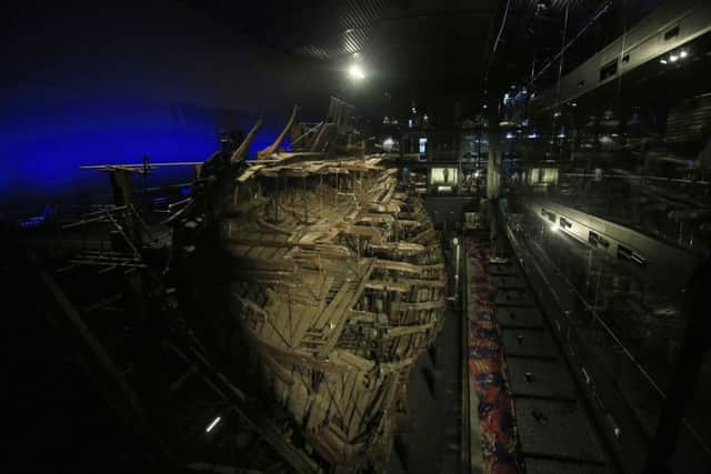 The remains of Henry VIII's favourite ship the Mary Rose at the Portsmouth Historic Dockyard
Picture: Jonathan Brady/PA Wire
