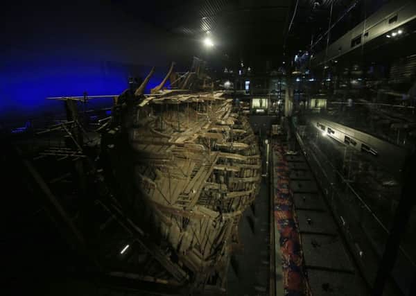 The remains of Henry VIII's favourite ship the Mary Rose at the Portsmouth Historic Dockyard
Picture: Jonathan Brady/PA Wire
