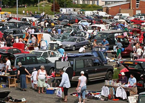 There's a car boot sale on in Portsmouth on Sunday morning