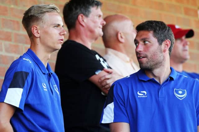 Alex Bass, left, and Paul Jones. Picture: Joe Pepler