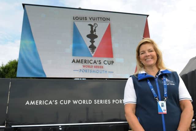 21/y/16  Americas Cup Thursday  America's Cup Wavemakers Volunteers gather before the event starts. Leslie Greenhalgh - events director  Picture: Paul Jacobs (160164-1) PPP-160721-101704006