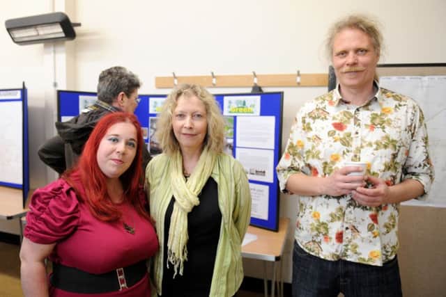 Kimberly Barrett, Shelagh Simmons and Kevin Doyle from Keep Milton Green