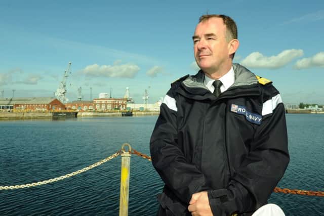 Naval Base commander Cdre Jeremy Rigby