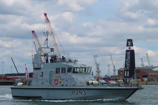 Patrol ship HMS Severn will be anchoring in the Solent on Saturday, commanded by Lieutenant Commander James Reynolds