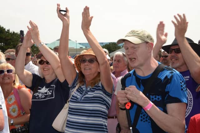 Fans at the America's Cup World Series
Picture: Paul Jacobs (160267-37)