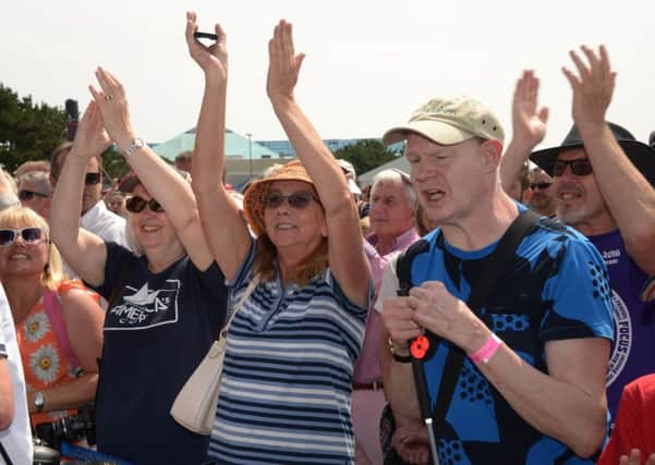 Fans at the America's Cup World Series
Picture: Paul Jacobs (160267-37)