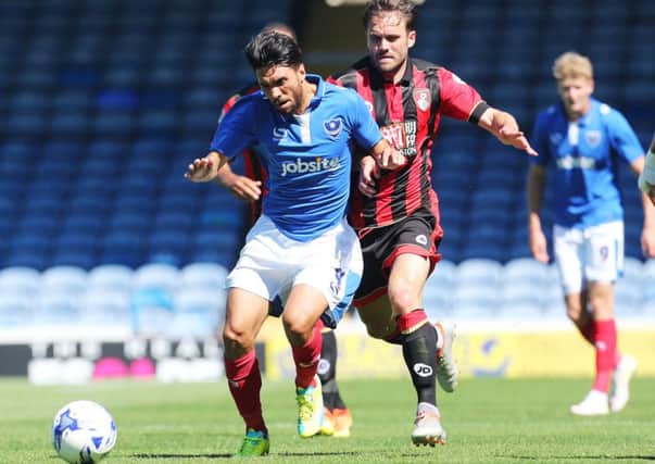 Danny Rose made his Fratton Park debut in today's draw with Bournemouth Picture: Joe Pepler