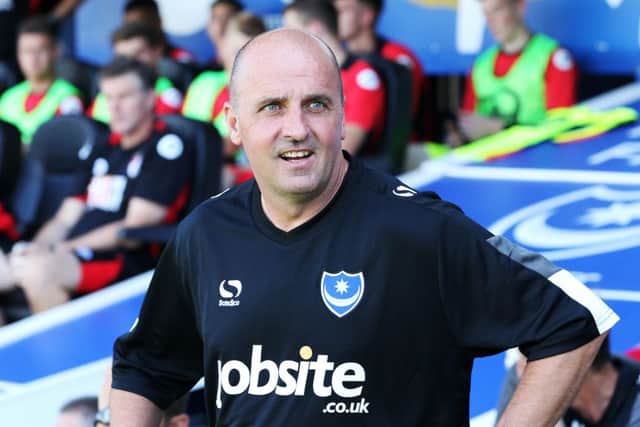 Pompey boss Paul Cook Picture: Joe Pepler