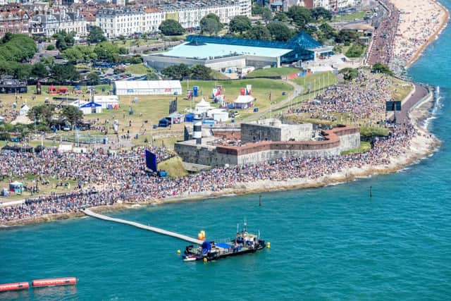 23/07/16 - Portsmouth (UK) - 35th America's Cup Bermuda 2017 - Louis Vuitton America's Cup World Series Portsmouth - Racing Day 1