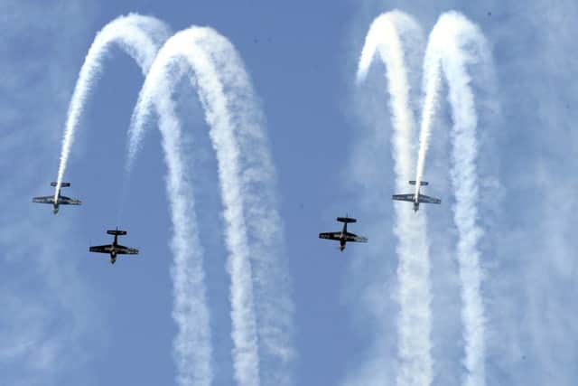 The Blades show off their skills