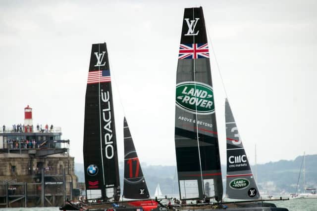 The teams in the Solent Picture: Allan Hutchings (160988-686)