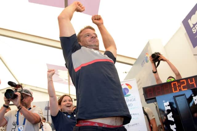 Nick Hutton of Land Rover BAR who won the grinding competition Picture: Paul Jacobs (160268-81)